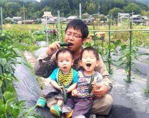 丹波の野菜収穫体験