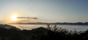 篠山の雲海スポット盃ヶ岳